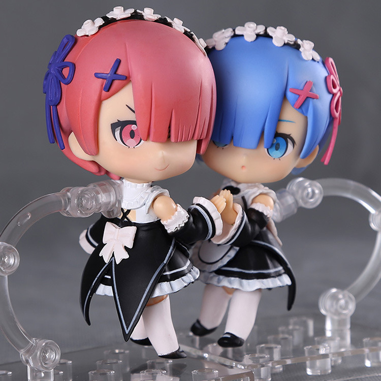 从零开始的异世界生活蕾姆拉姆 黏土q版女仆独立包装盒装手办模型