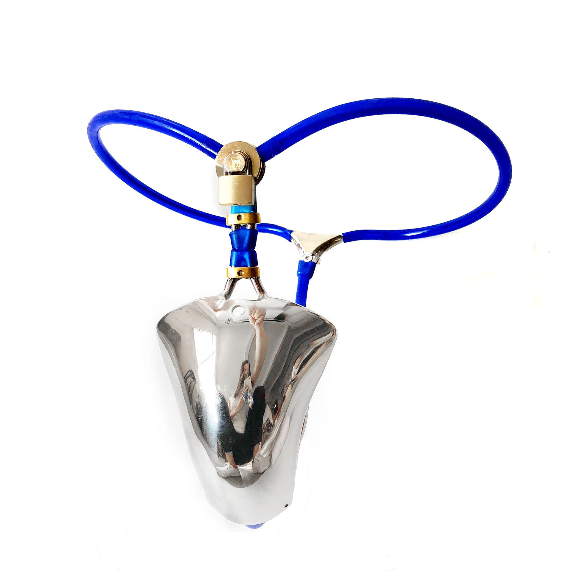 黑帝男用红妆隐形贞操带贞操锁 成人情趣用品防出轨防自慰贞洁锁