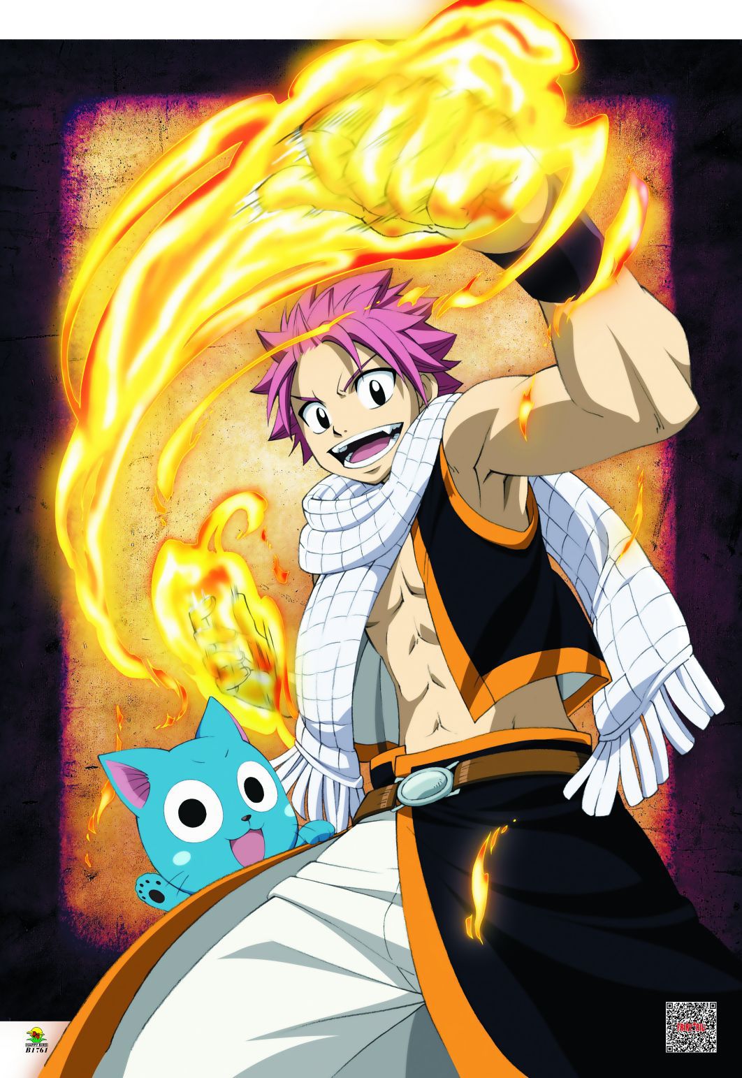 8张海报 妖精的尾巴1638 动漫 压纹海报 一套8张 厂家直销 高清