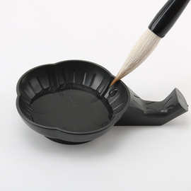 文房四宝书法用品塑料墨碟学生舔毛笔水碟墨盘厂家批发