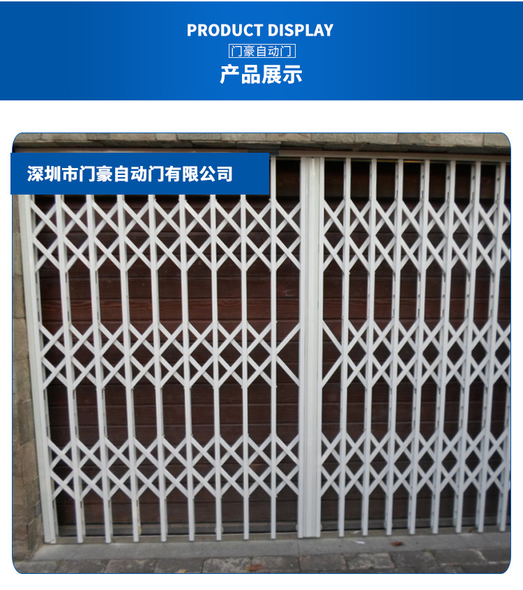 不锈钢拉闸门推拉门电梯门手动伸缩门安全门不锈钢通风门厂家批发