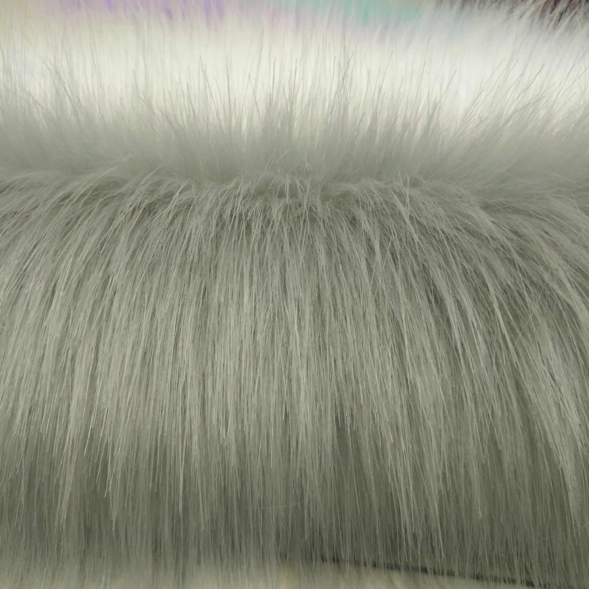 现货26色 大狐狸毛 60mm精品狐狸毛 高克重人造毛皮 长毛绒面料