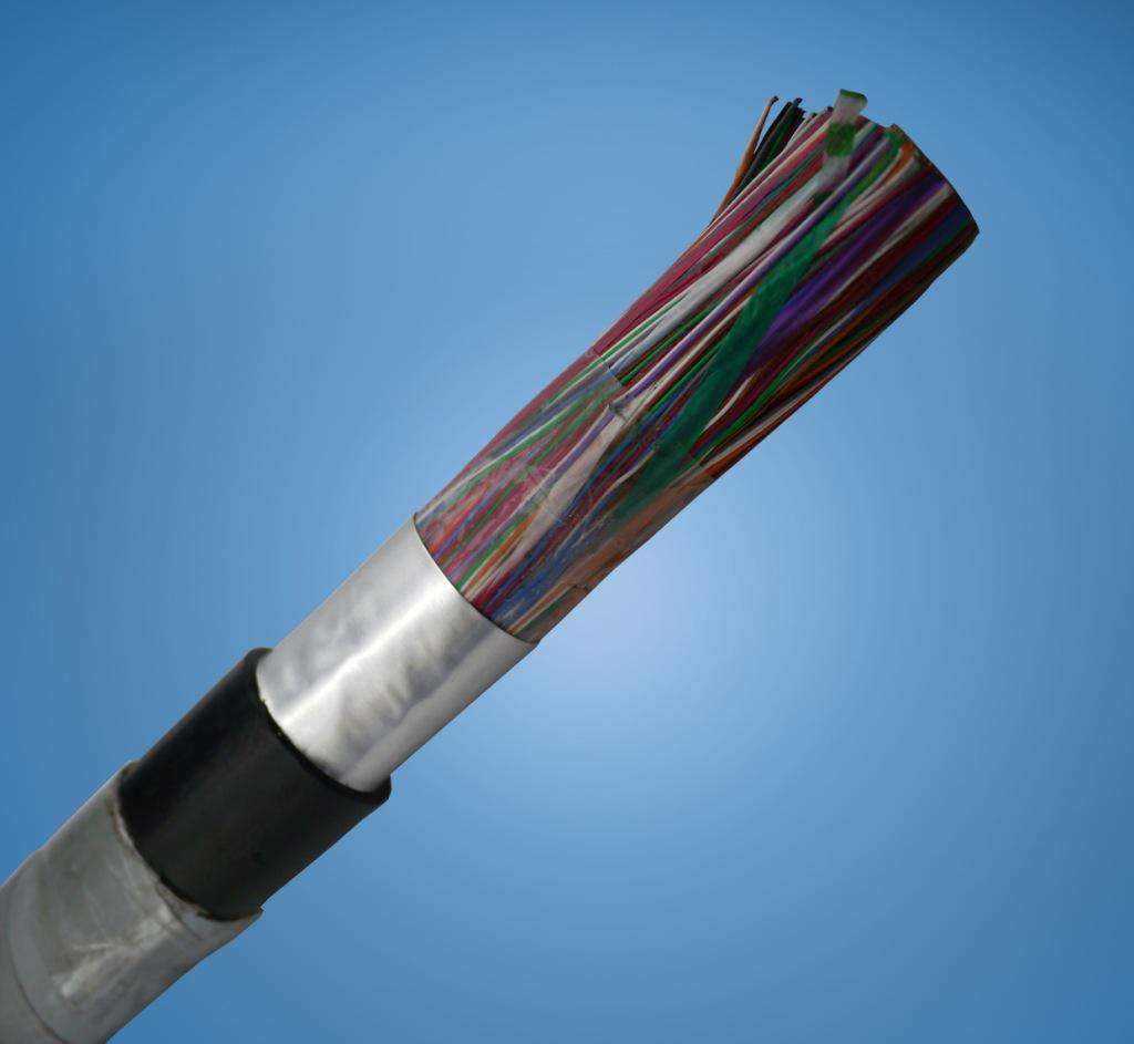 电信电缆电话线缆屏蔽通讯线rs-485通讯线信号线铜芯hyv通信电缆