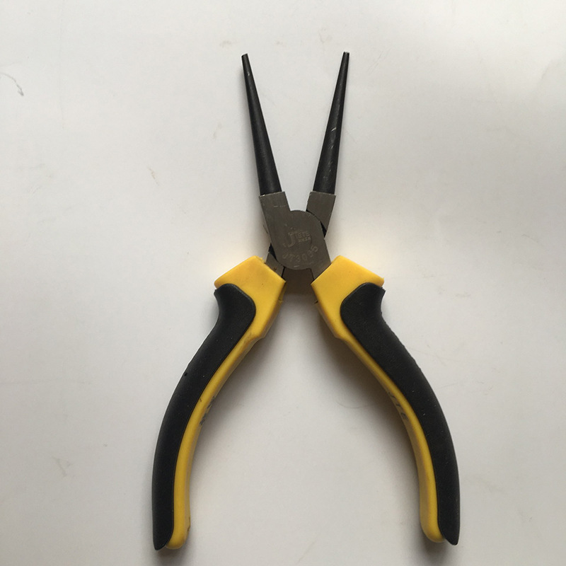 圆嘴大力钳固定夹持钳 圆咀钳6寸(150mm)防滑手柄重型大力钳