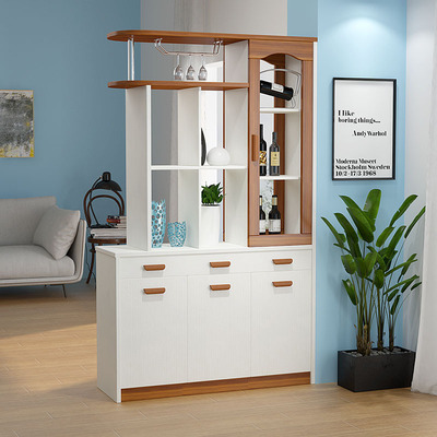 地中海客厅隔断双面酒柜 屏风装饰柜 鞋柜储物玄关间厅柜板式批发