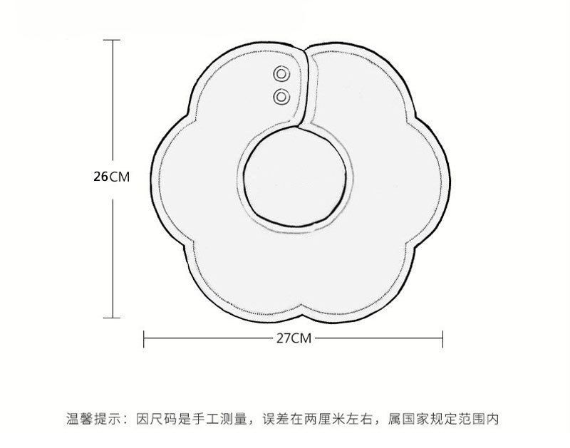 包邮3条5条装360度纯棉纱布花瓣围嘴纯棉六层纱布口水巾婴童用品