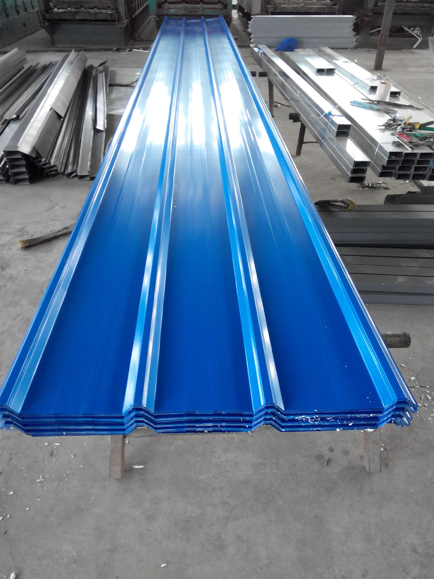 天津厂家热销彩钢压型板 彩钢瓦 彩钢板 850型彩钢瓦 压型钢板