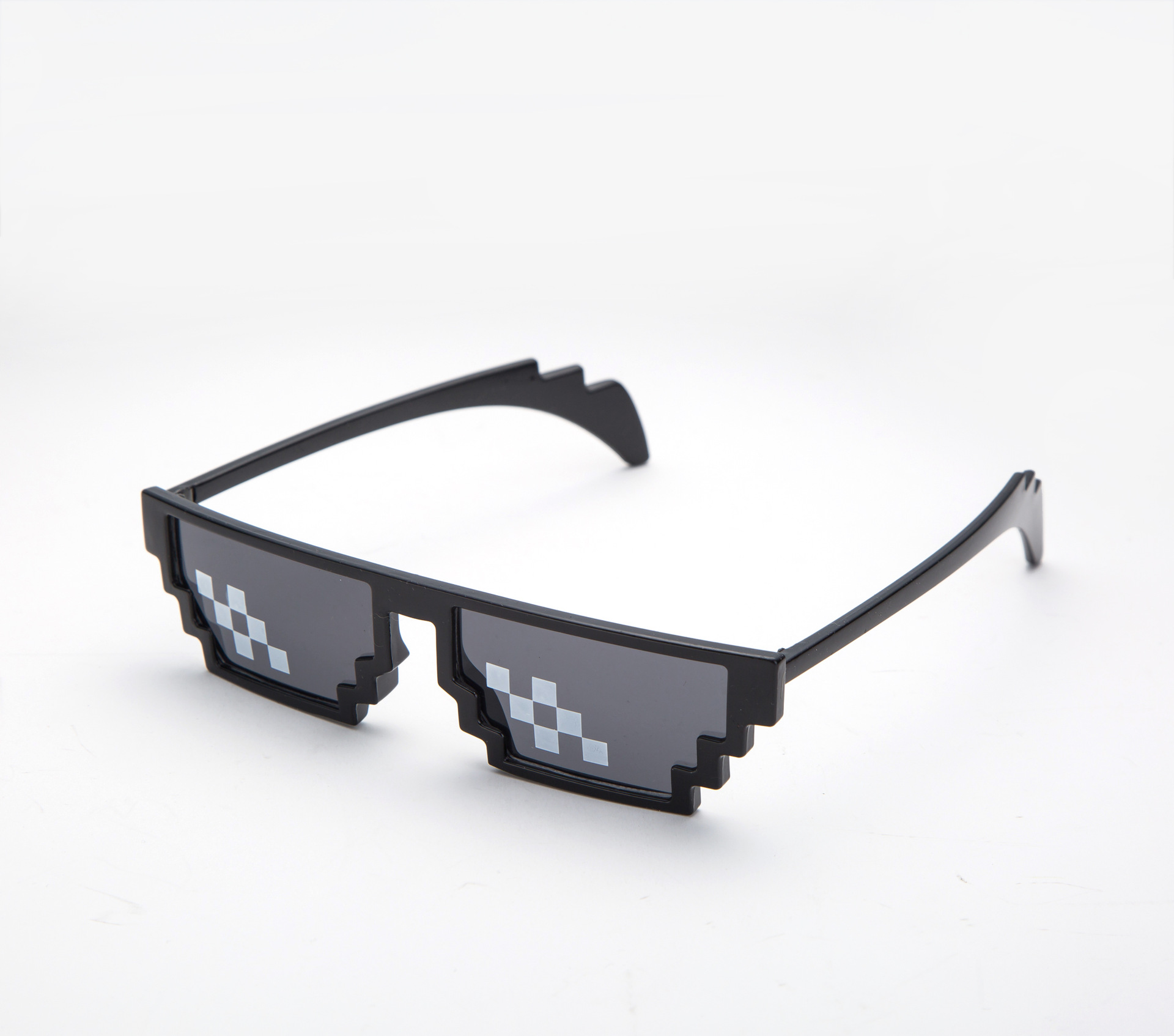 2018新款马赛克眼镜平光太阳镜二次元嘻哈墨镜时尚男女通用批发