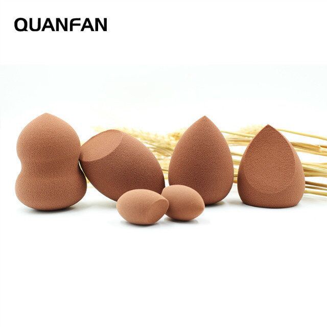 全帆美妆美妆蛋 抹茶奶茶葫芦水滴斜切mini粉扑美妆粉扑化妆工具