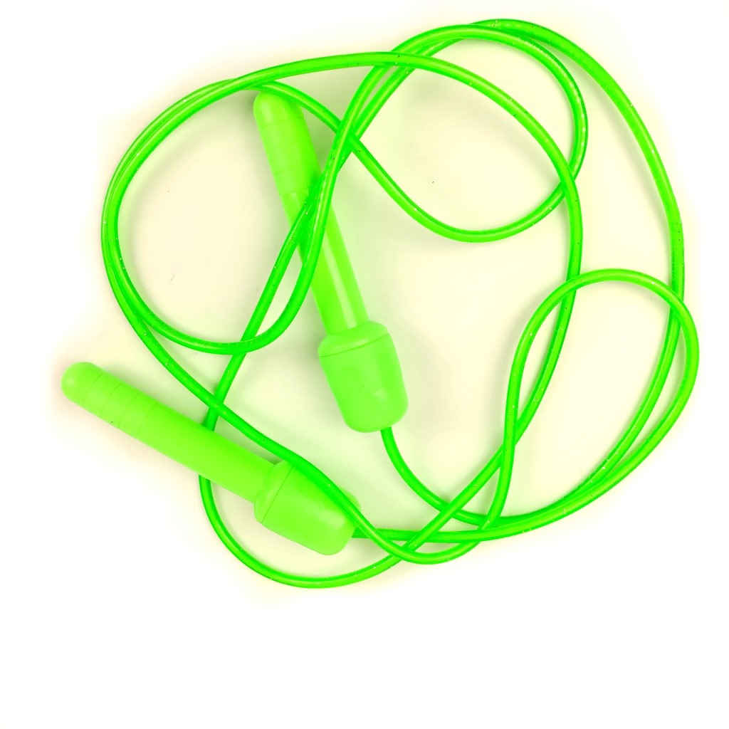 大手柄成人水晶跳绳中学生体育用绳加粗加长达标中考健身