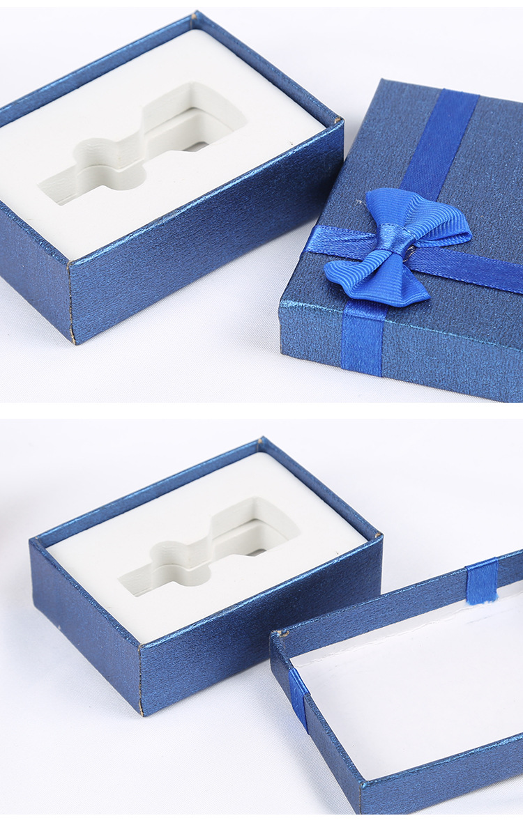 厂家定制特种纸天地盖精美饰品礼盒 高档首饰包装盒可logo定制