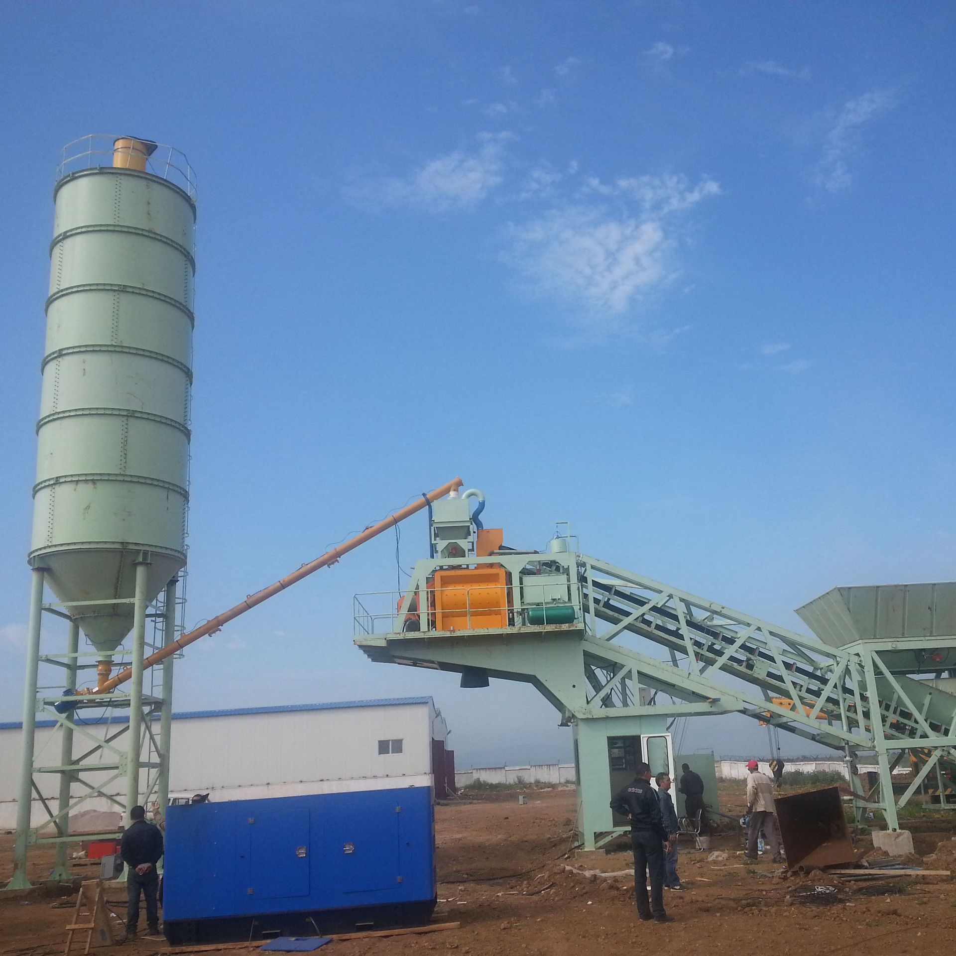 供应移动式40混凝土搅拌站(图)