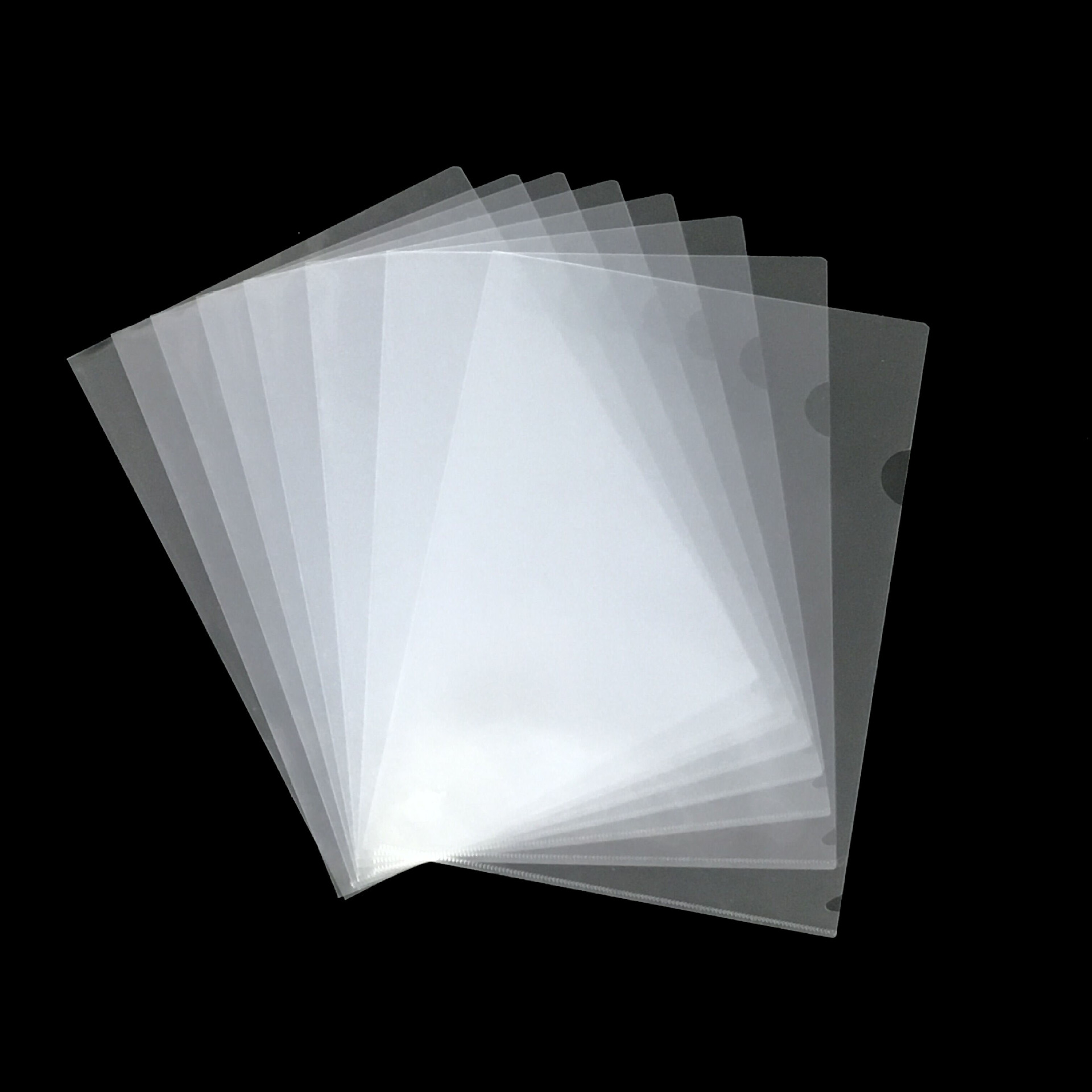 厂家定做l型简易文件夹报告夹e310可印logo烫金烫银丝印