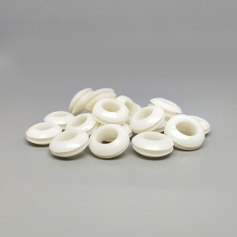 白色双面护线圈 耐高温耐油硅橡胶双面护线圈定制