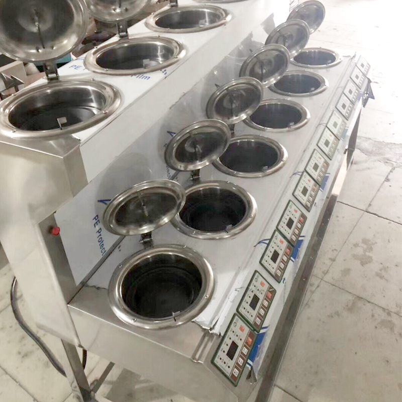 商用电热煲仔炉4/6/8/9/10头全自动智能多头煲仔饭炉头立式煲仔炉