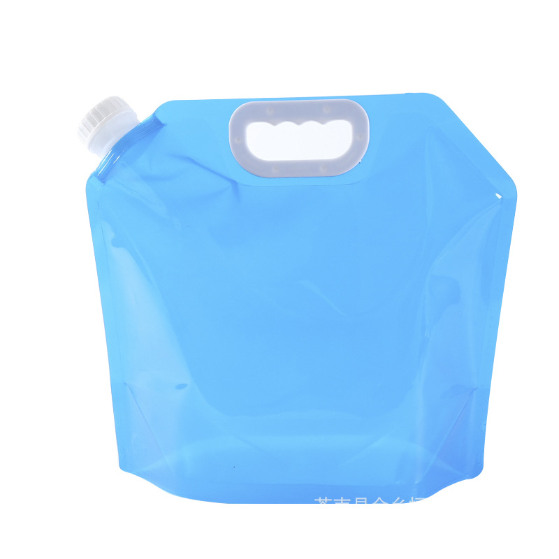 Direct Supply Portable 5 Liters 10 Liters Collapsible Bucket Camping Folding Water Bag Travel Sports Car Water Storage Bag Water Bag
