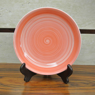 条纹陶瓷水果盘