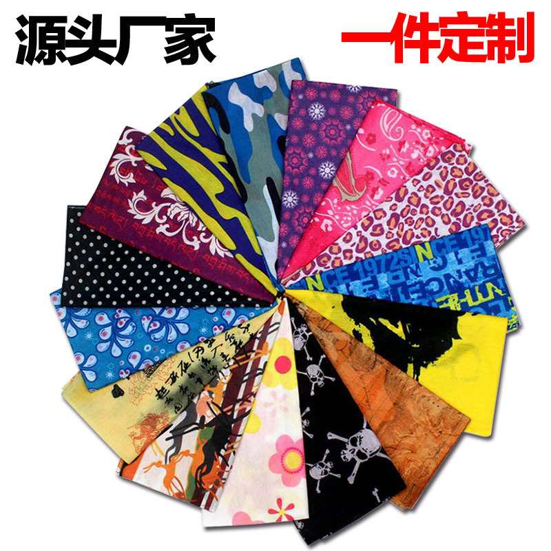 Magic Headband Logo Outdoor Riding Variety Multi-Functional High Elastic Sun Protection Seamless Bandana Bandanas