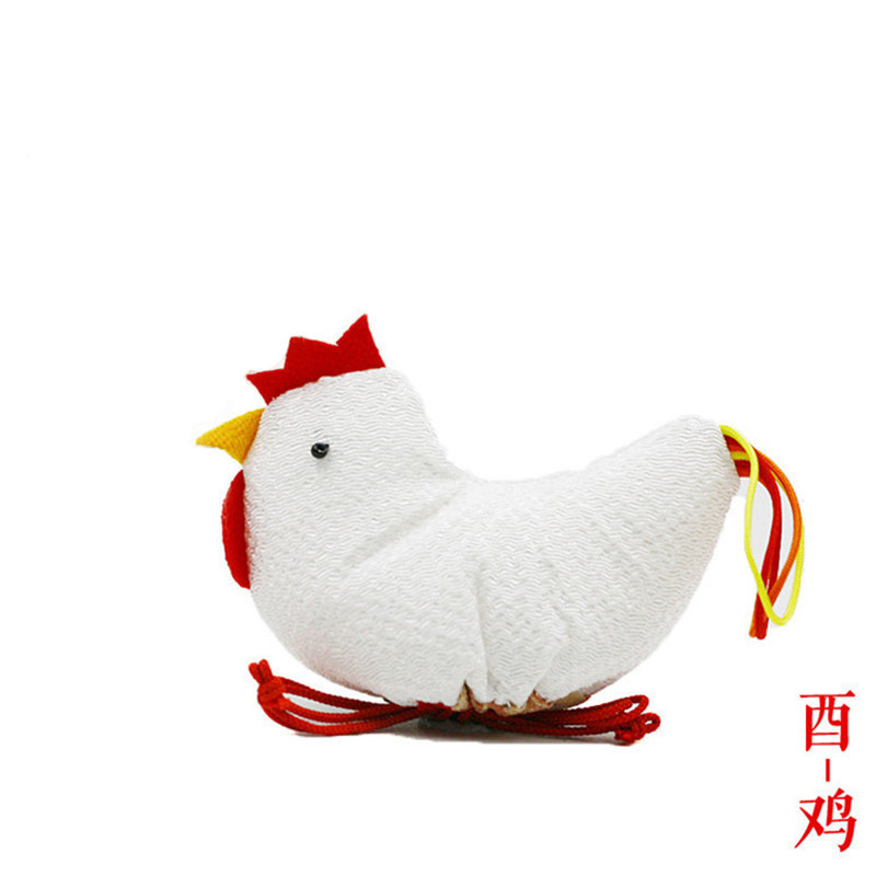 【点州】日式十二生肖鸡御守挂件 祈福助运香挂新年礼物创意香囊