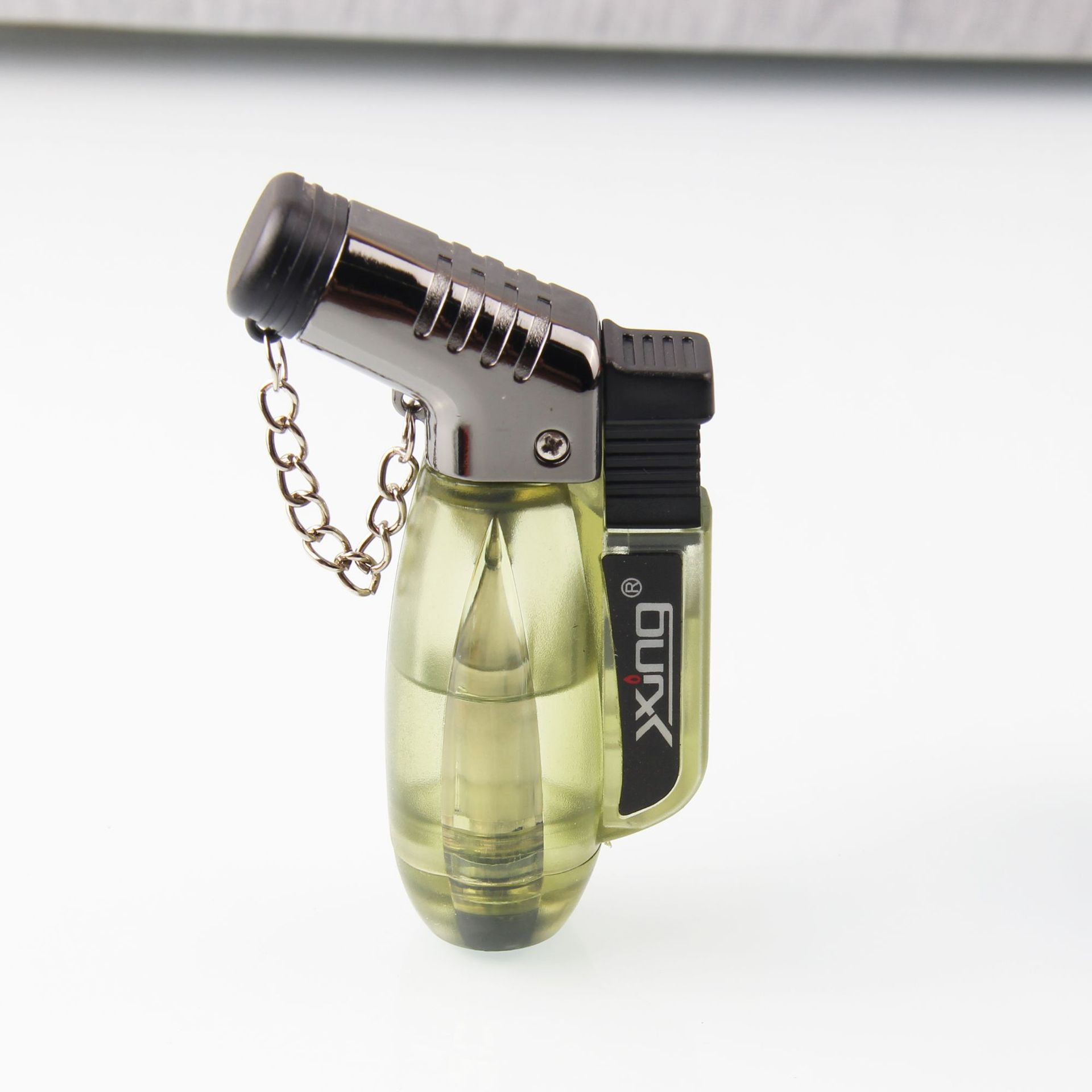 银星天歌一号弯头双直冲大火力蓝焰微型喷枪防风打火机点雪茄艾灸