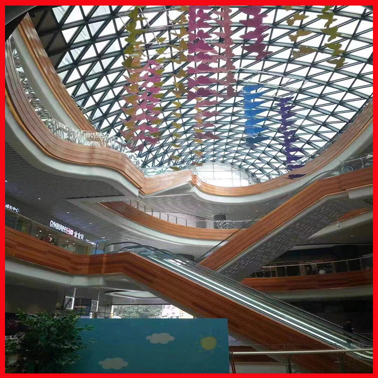 厂家定制电梯侧裙铝单板商业综合体建筑装饰材料3.