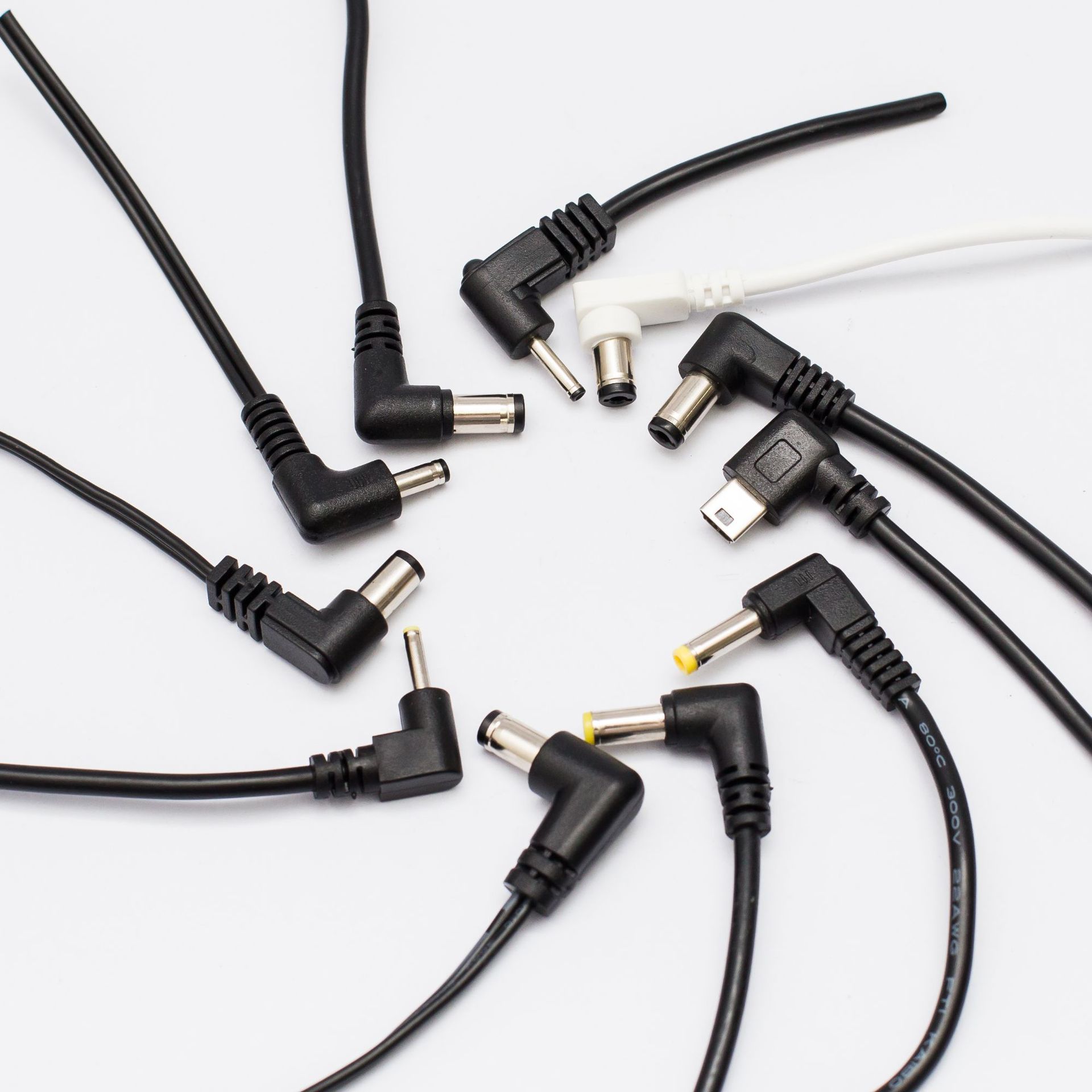 dc弯头充电线 航空头充电线挡水延长线usb转dc直头弯头总汇充电线