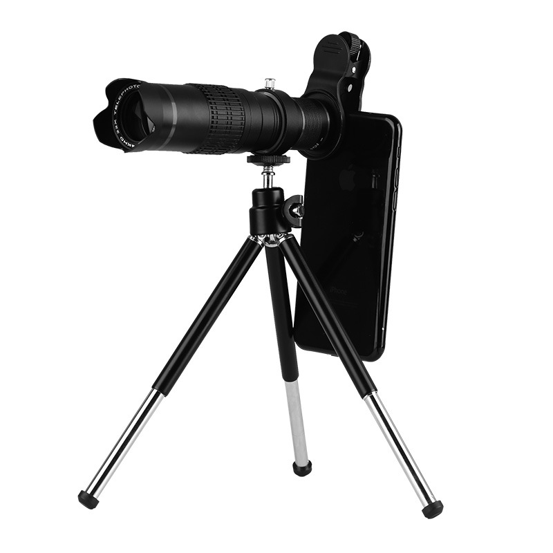 手机镜头4k高清望远镜15倍 高清长焦镜头 双调无暗角外置手机镜头