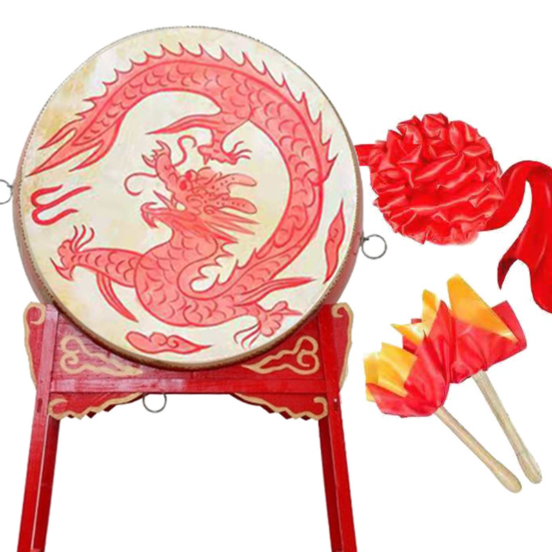 厂家直销18/24/1/1.2/1.5/米牛皮大鼓堂鼓立式龙鼓战鼓锣鼓威风鼓