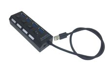 usb3.0hub带独立开关USB3.0HUB4口分线器高速usb一拖四集线器