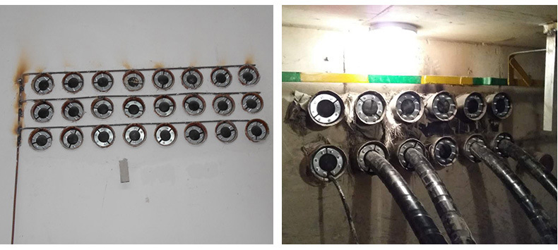 法兰防水橡胶密封堵 不锈钢4孔橡胶封堵现货 多规格定制