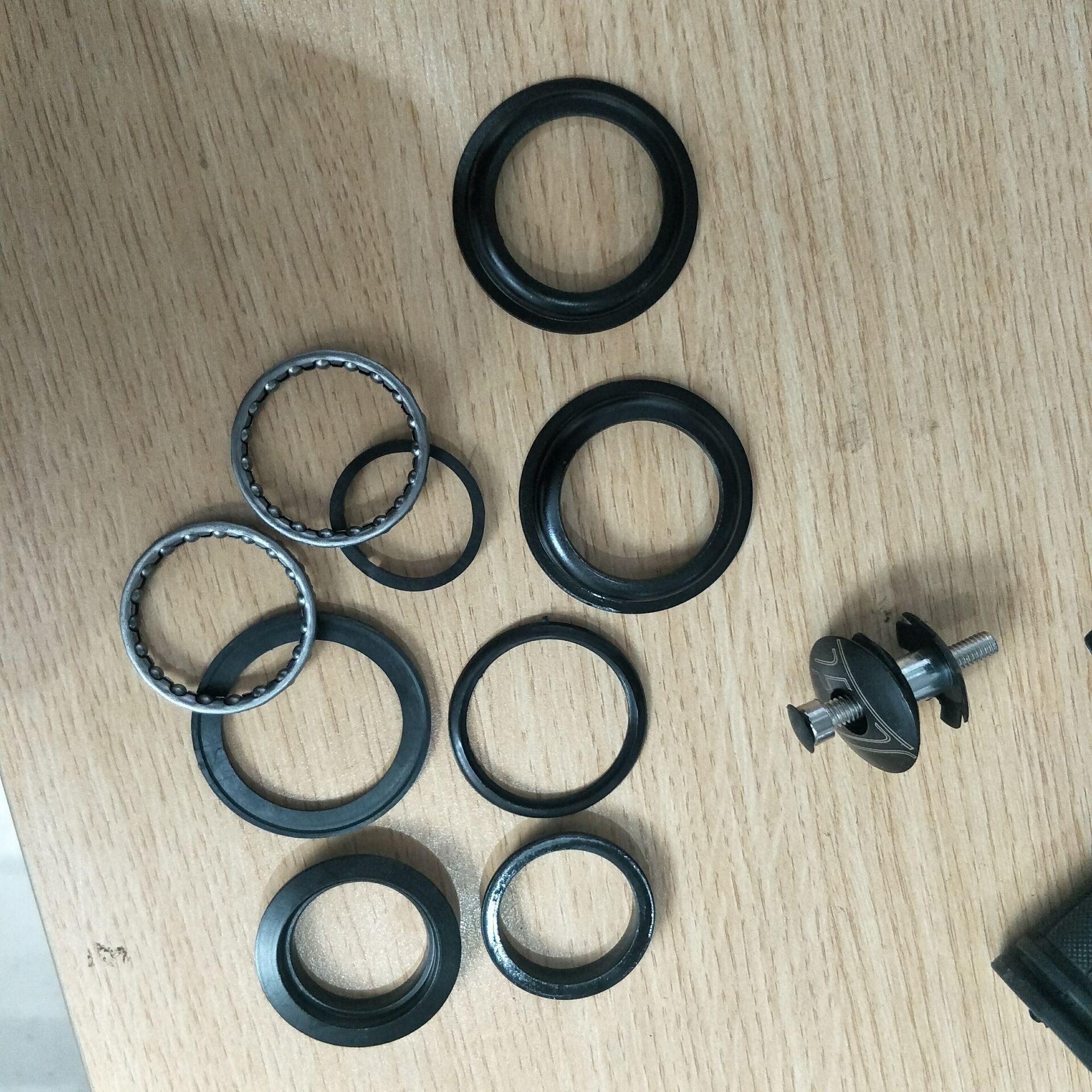 山地车前叉九件套 碗组 组合前叉碗组 大口头径44mm碗组-阿里巴巴