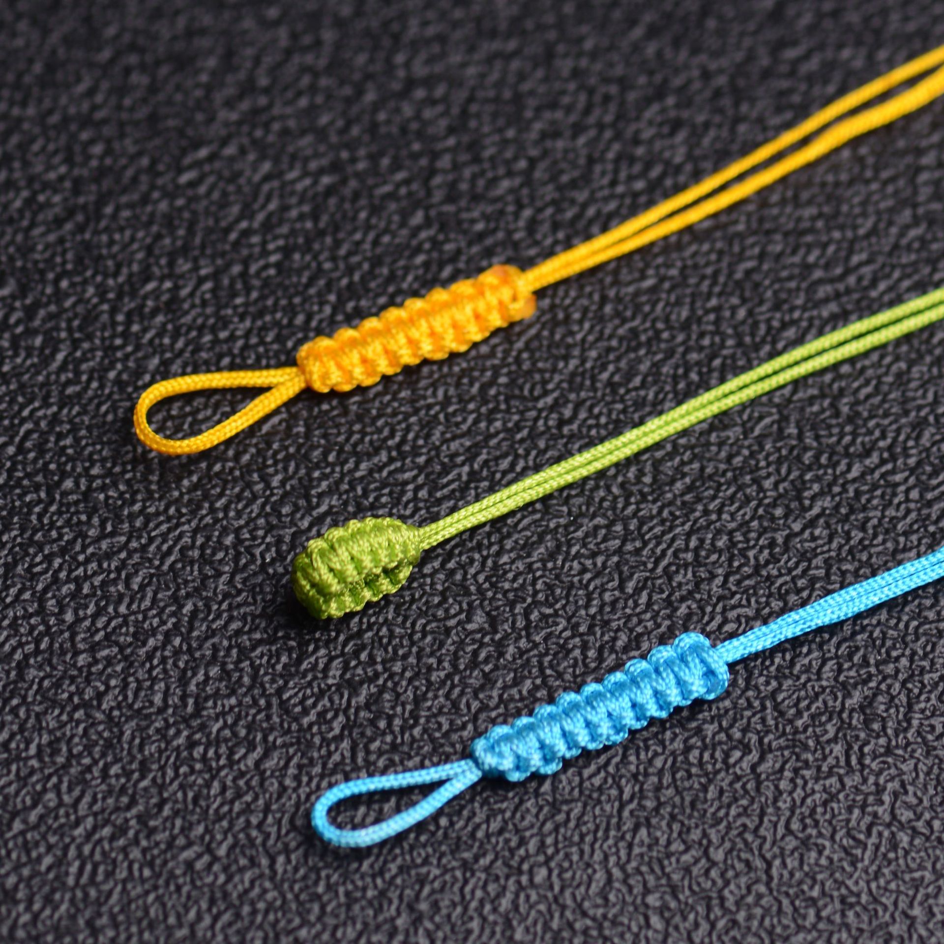 厂家直销 手工编织平结拉圈 项链绳专用diy配件拉环批发 100条价