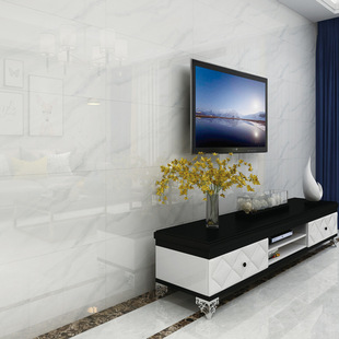 客厅雅士白墙砖400x800 电视背景墙瓷砖 餐厅厨卫釉面砖