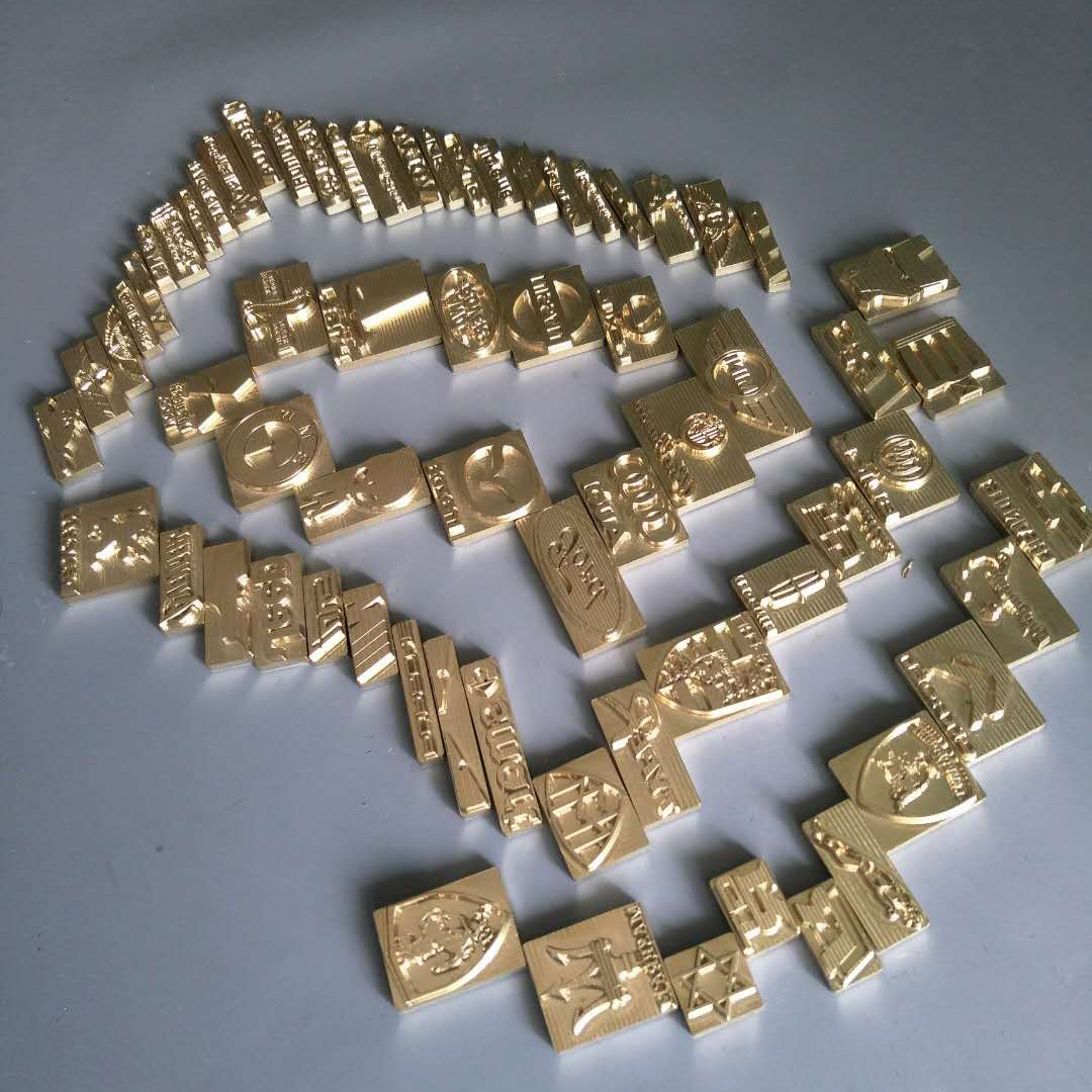 定制热卖铜模烙印模各款车标logo定制cnc加工雕刻烫金版热压模具