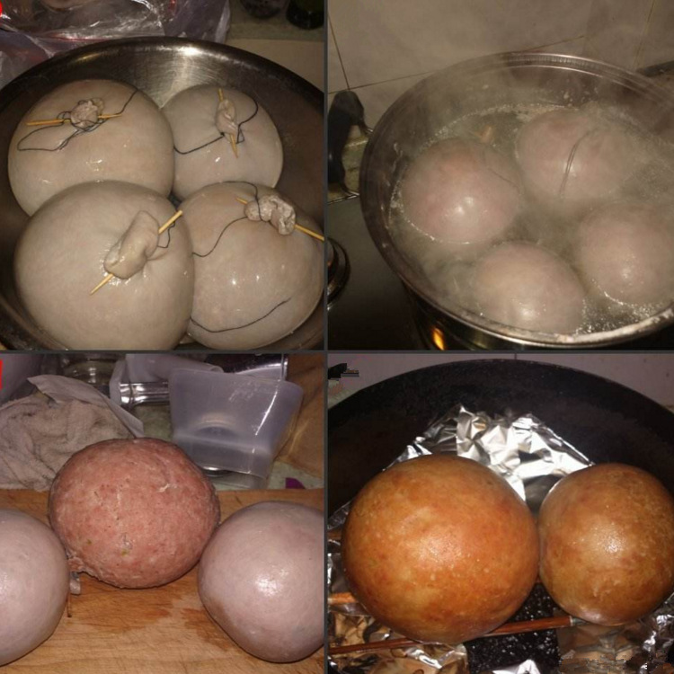 松仁小肚罗汉肚老板肚天然盐渍猪膀胱猪尿泡白果煲小肚500-600克