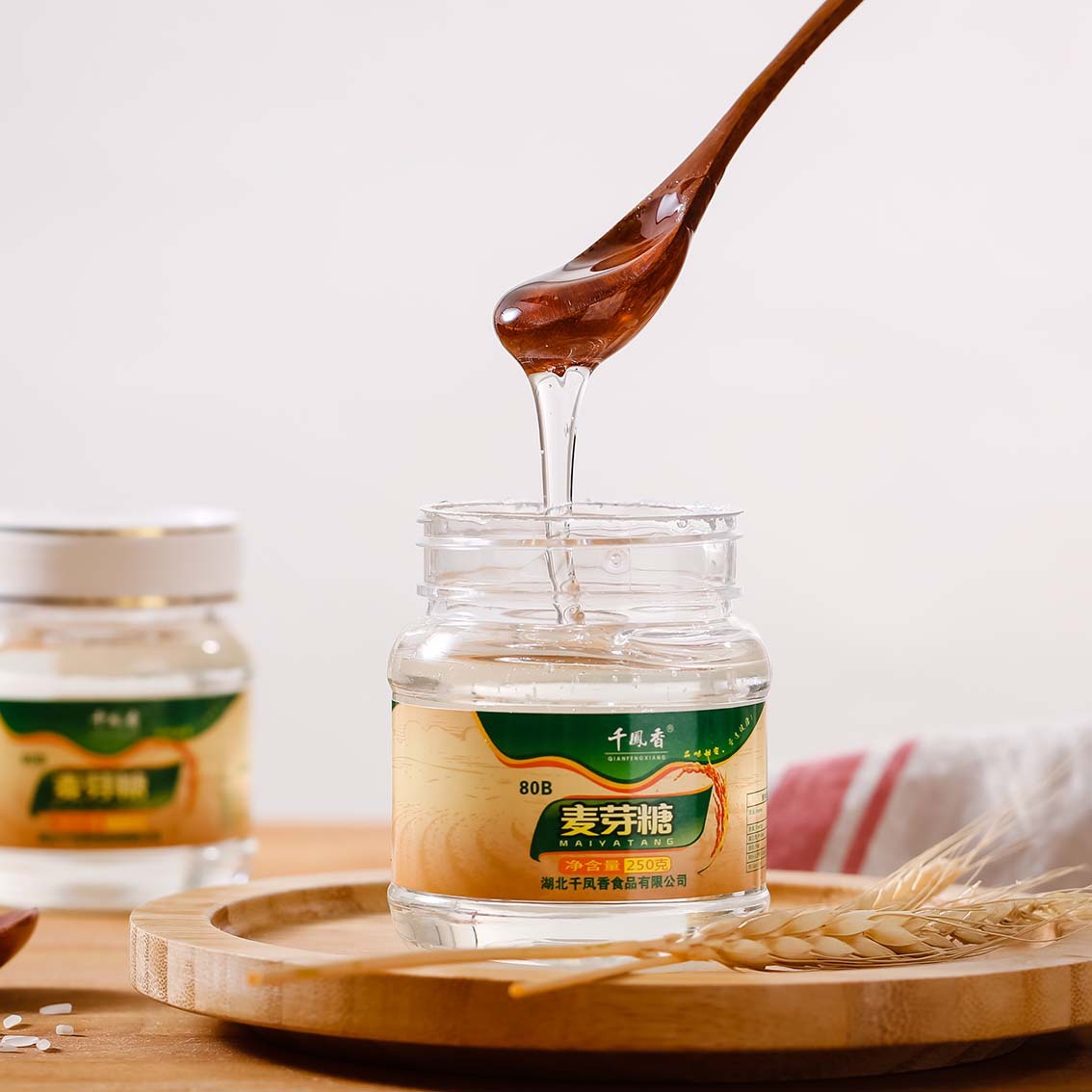 千凤香80%透明麦芽糖浆250g糖炒板栗烘焙糖稀水饴小瓶oem代工贴牌