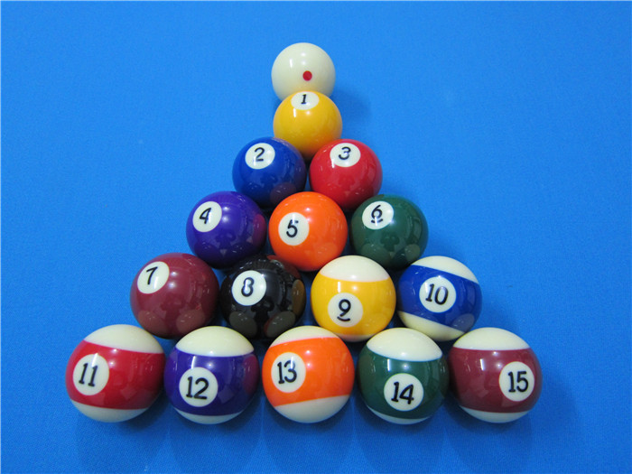 新康台球新康国产台球娱乐专用台球标准新康美式台球桌号码球