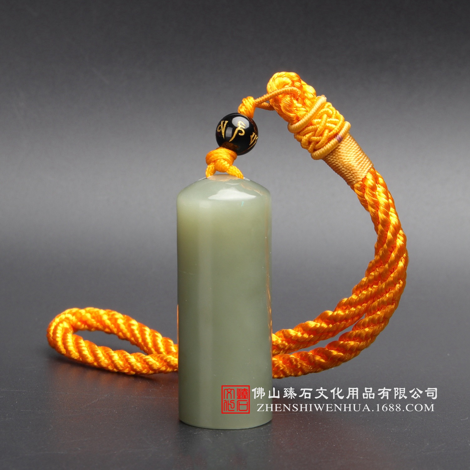 天然和田青白玉个人休闲印章 私人印鉴 手工个人休闲图章