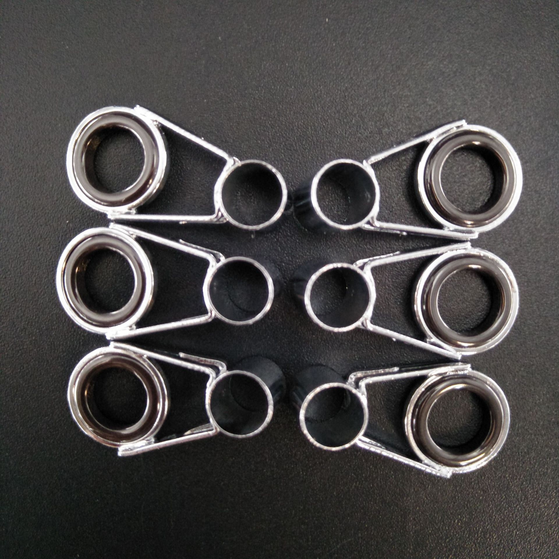 渔具配件不锈钢mv海竿导环导线环抛竿导眼海杆陶瓷过线环6.0mm