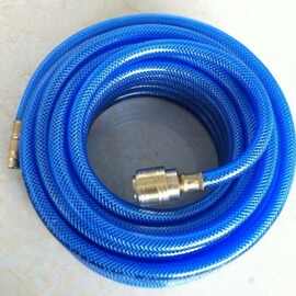 厂家直销空压机气动软管,6x10pvc气管配德式接头