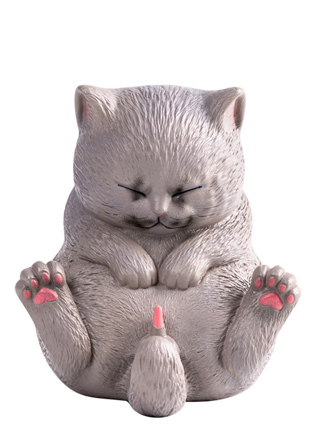 超萌新品 不二马大叔 空想造物 猫铃铛盲盒 3代 坐姿 9款猫咪手办