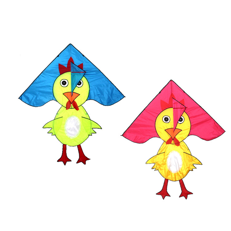 潍坊风筝批发新款拼接公鸡儿童风筝初学者微风易飞厂家
