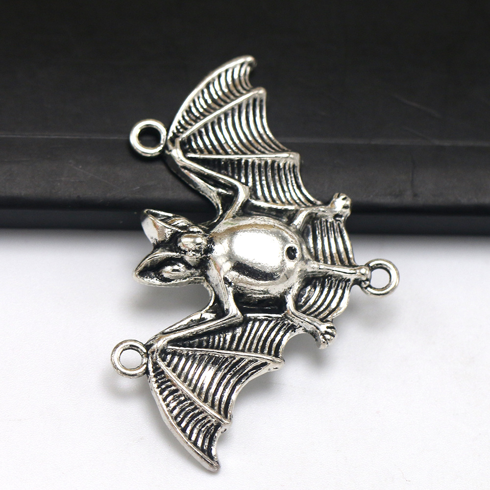 外贸热销 夜行动物天蝠蝙蝠吊坠挂件 项链耳环钥匙扣配件 diy手工