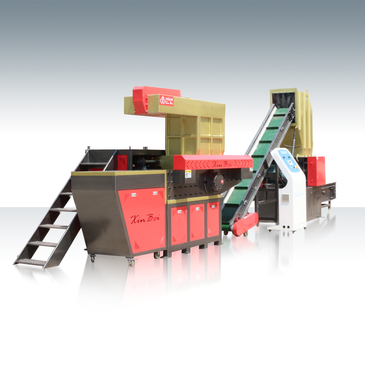 电子垃圾撕碎破碎处理设备 电路板定制型单轴撕碎机