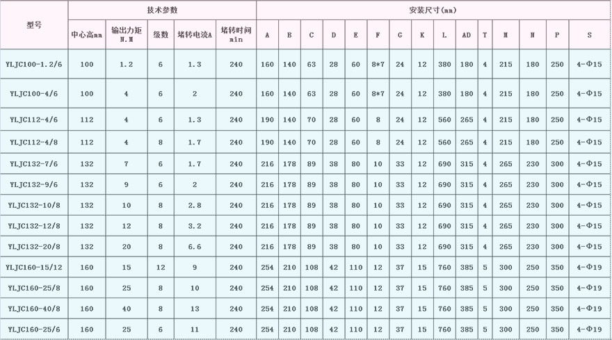 yejc长期堵转立式电机力矩电动机 力矩马达 电磁制动刹车电机