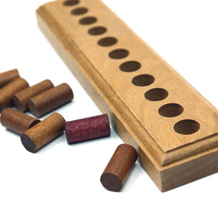 思维潜能开发数学教具 木制益智玩具 智取王位 双人智力游戏棋