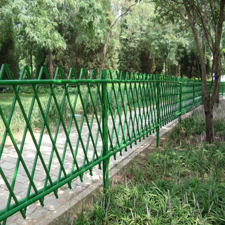 专供不锈钢仿竹篱笆组合式仿竹节围栏草坪围栏锌钢护栏