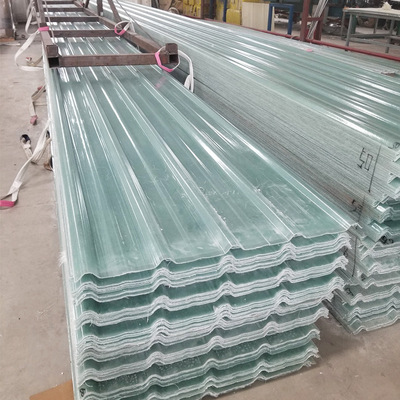 山东供应frp透明瓦工程防紫外线 900型玻璃纤维隔音养殖棚采光用