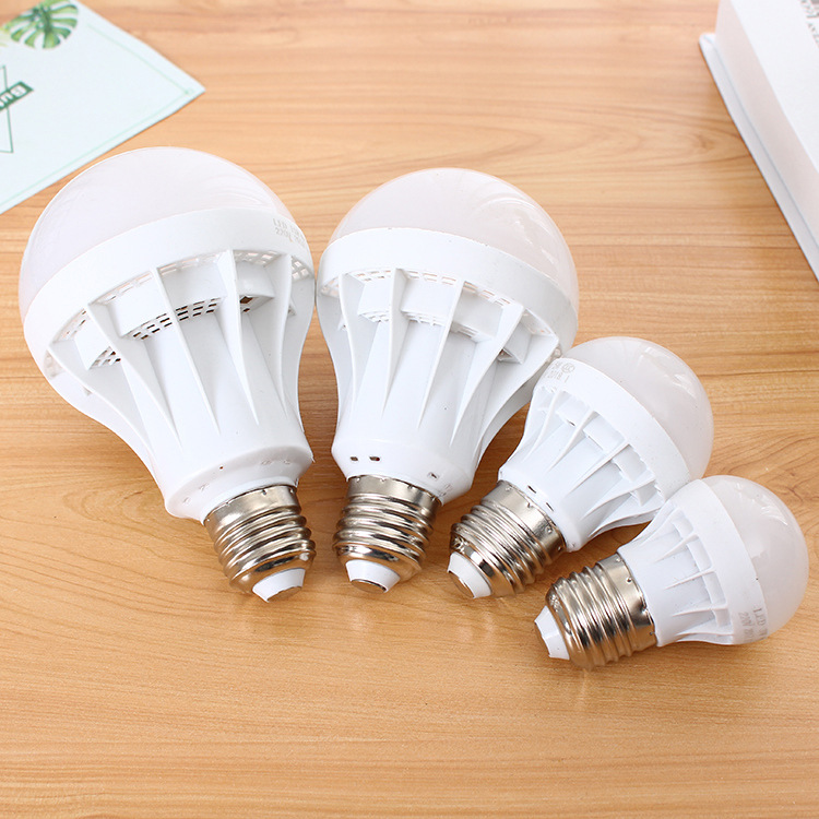 塑料白光led节能球灯泡 圆形螺丝/卡口灯泡 跑江湖地摊批发