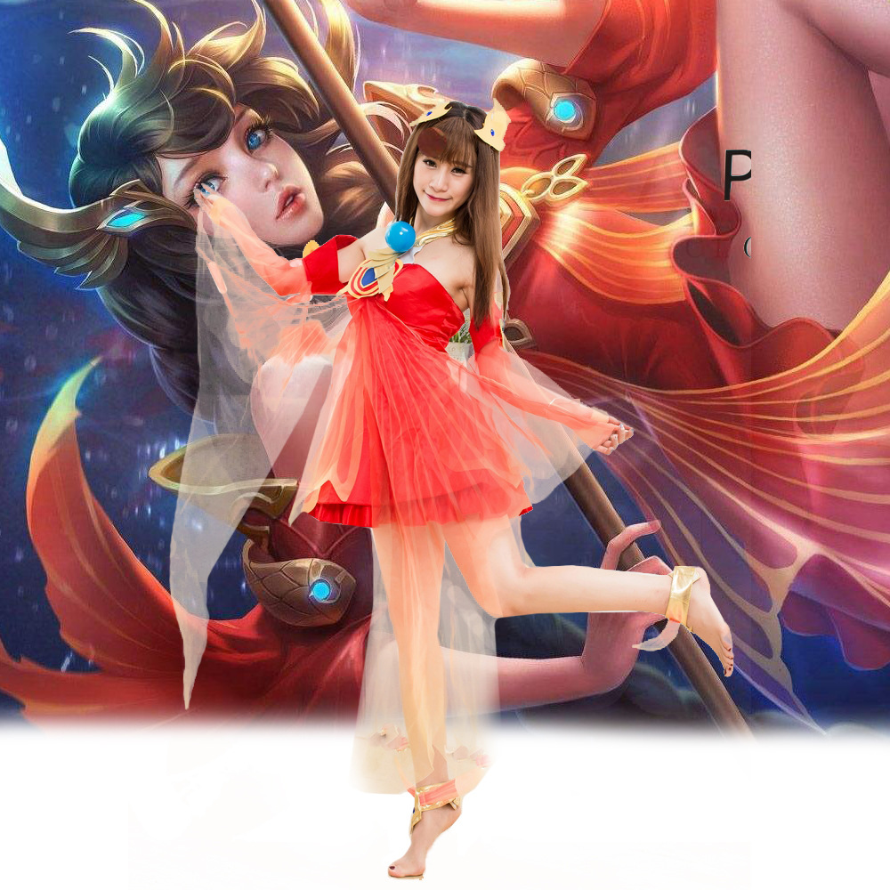 手游cos动漫王者大乔沧海之曜角色扮演服lolita洋装游戏制服代发